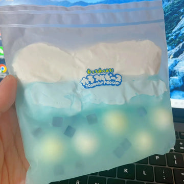 Creamy Sea Salt Ball Squishy Bag