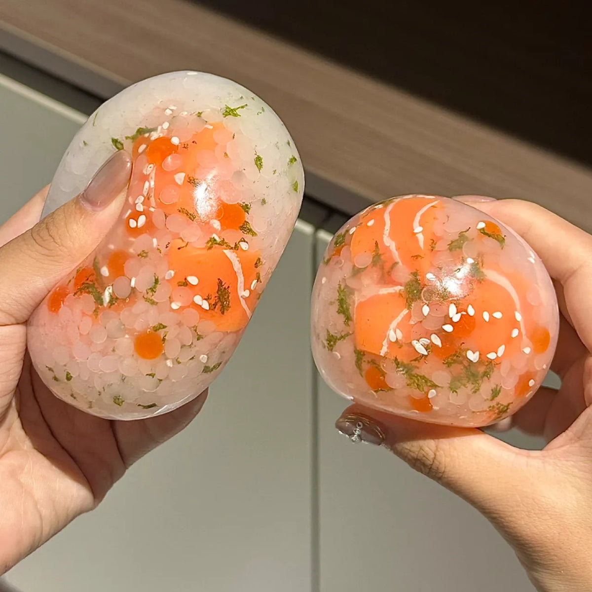 Salmon Handmade Squishy Ball
