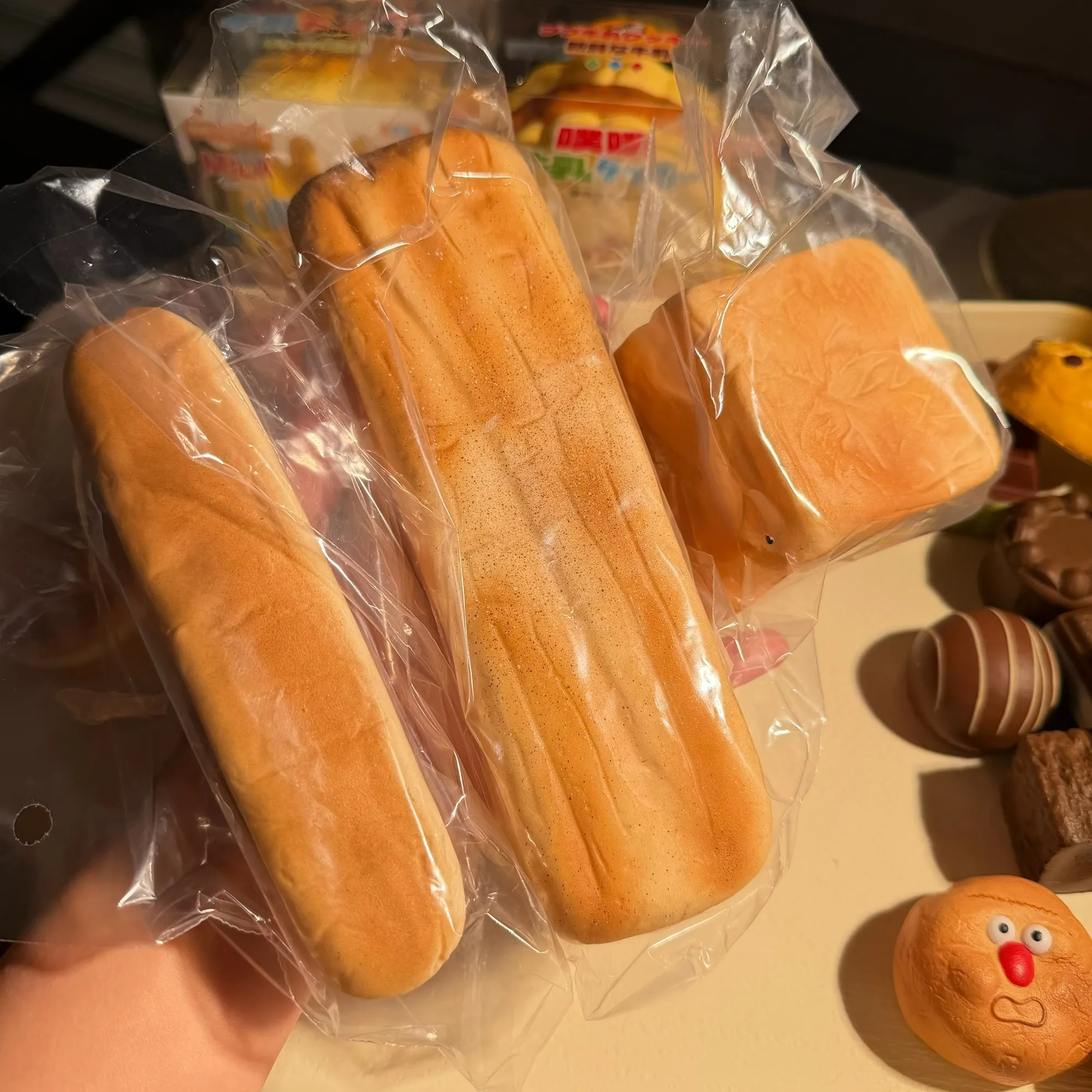 Bread Trio Slow Rising Squishy Set
