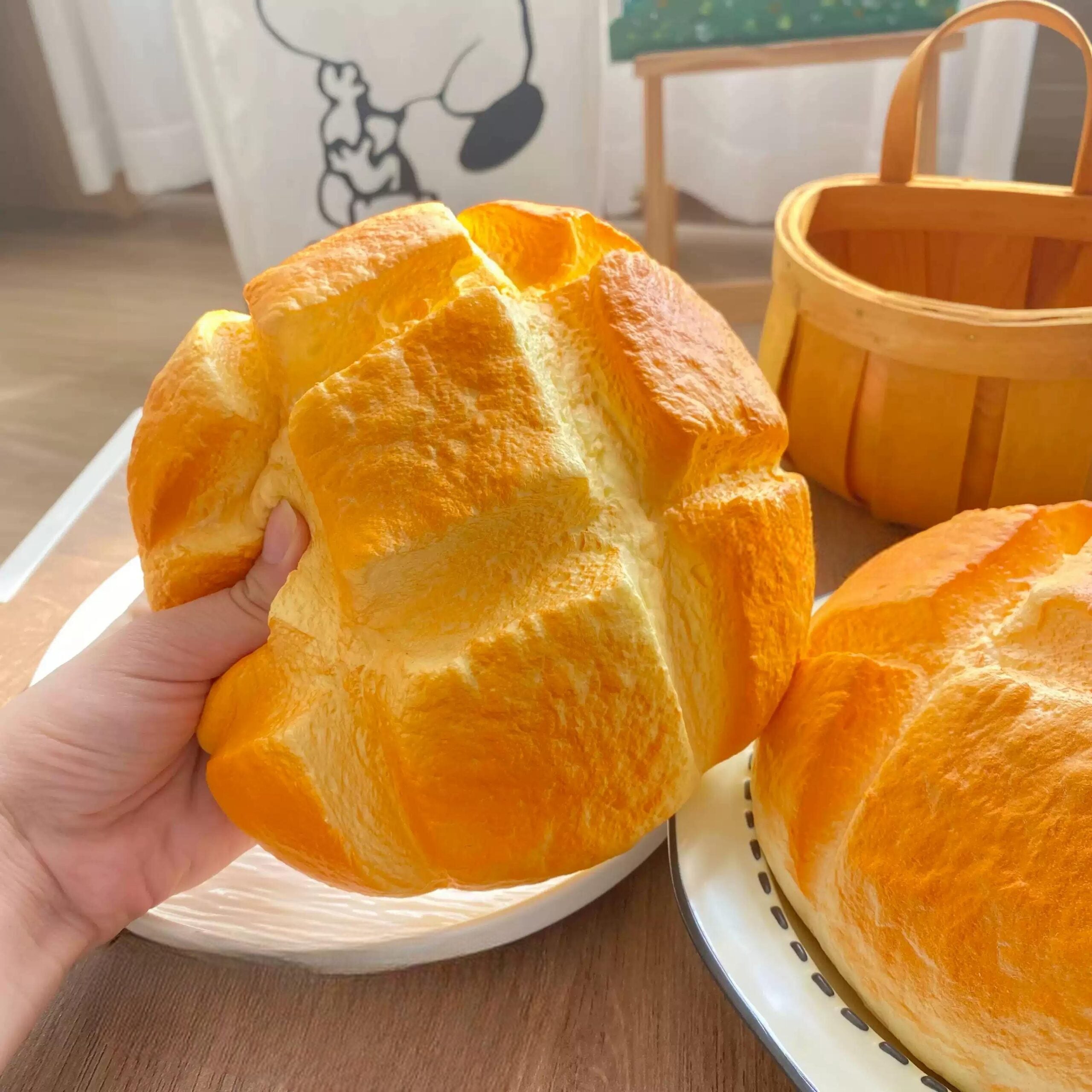 Lava Pineapple Bun Squishy Toy