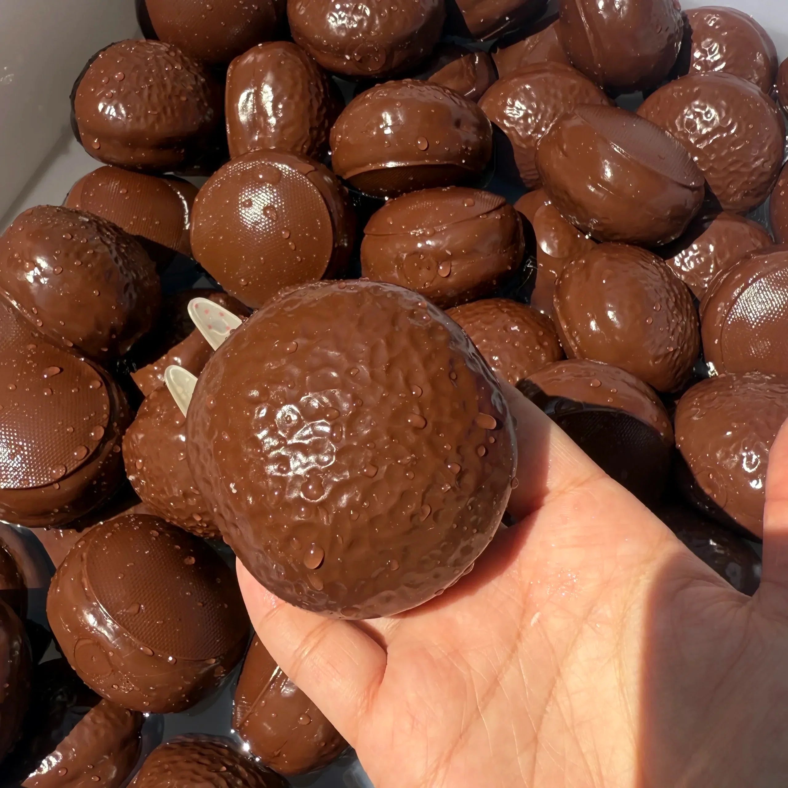 Crispy Chocolate Pie Handmade Squishy Ball