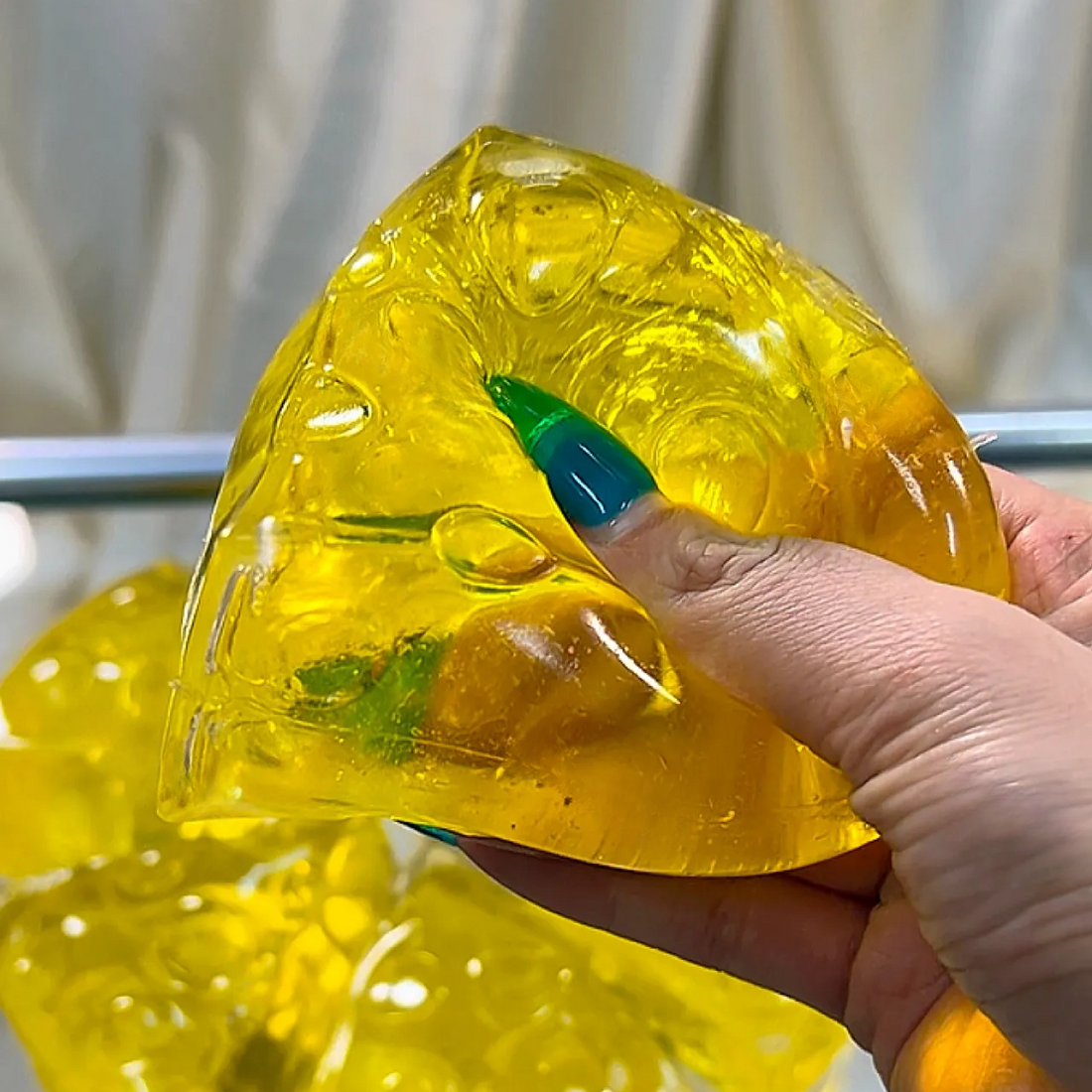 Transparent Moldable Cheese Squishy