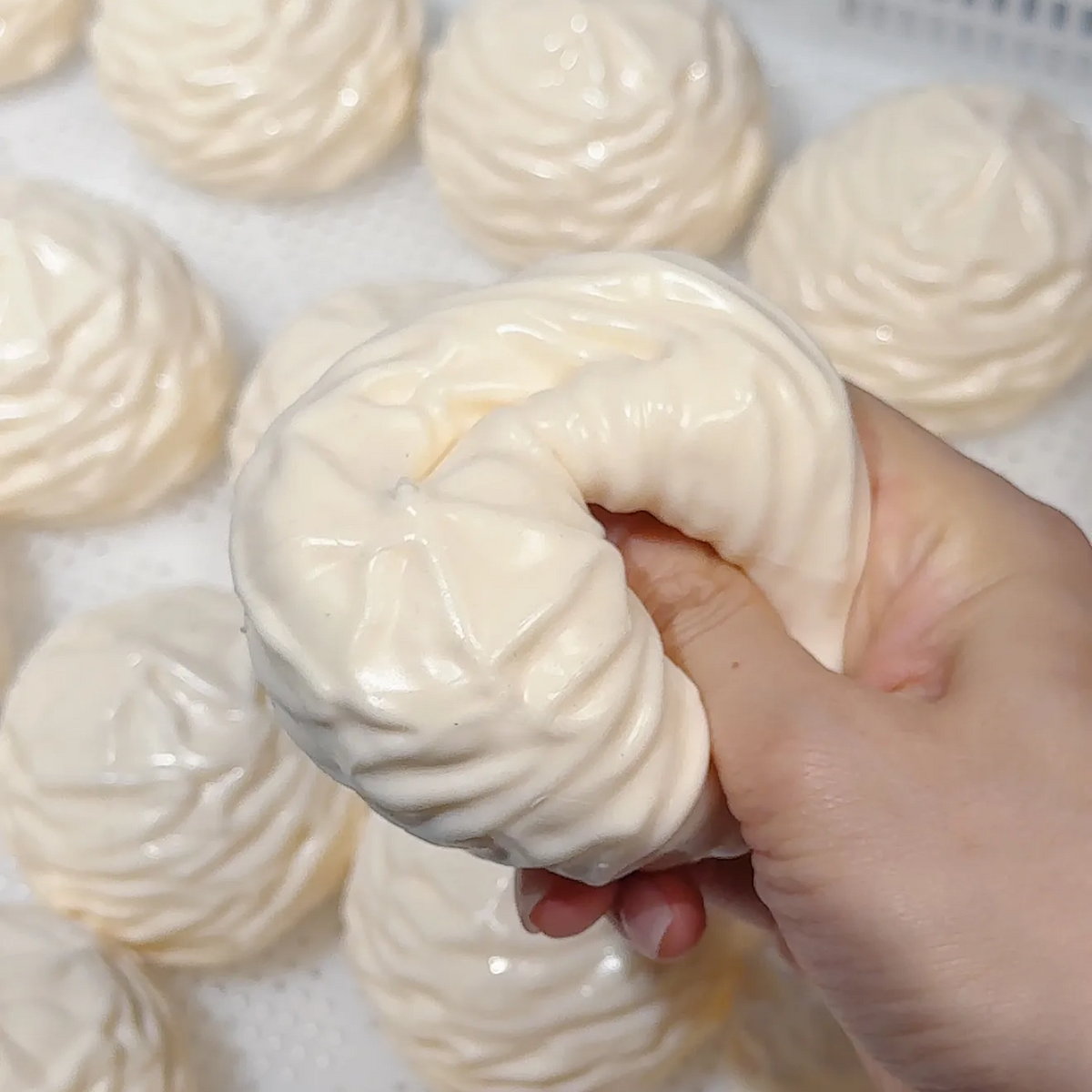 Cream Puff Squishy Ball