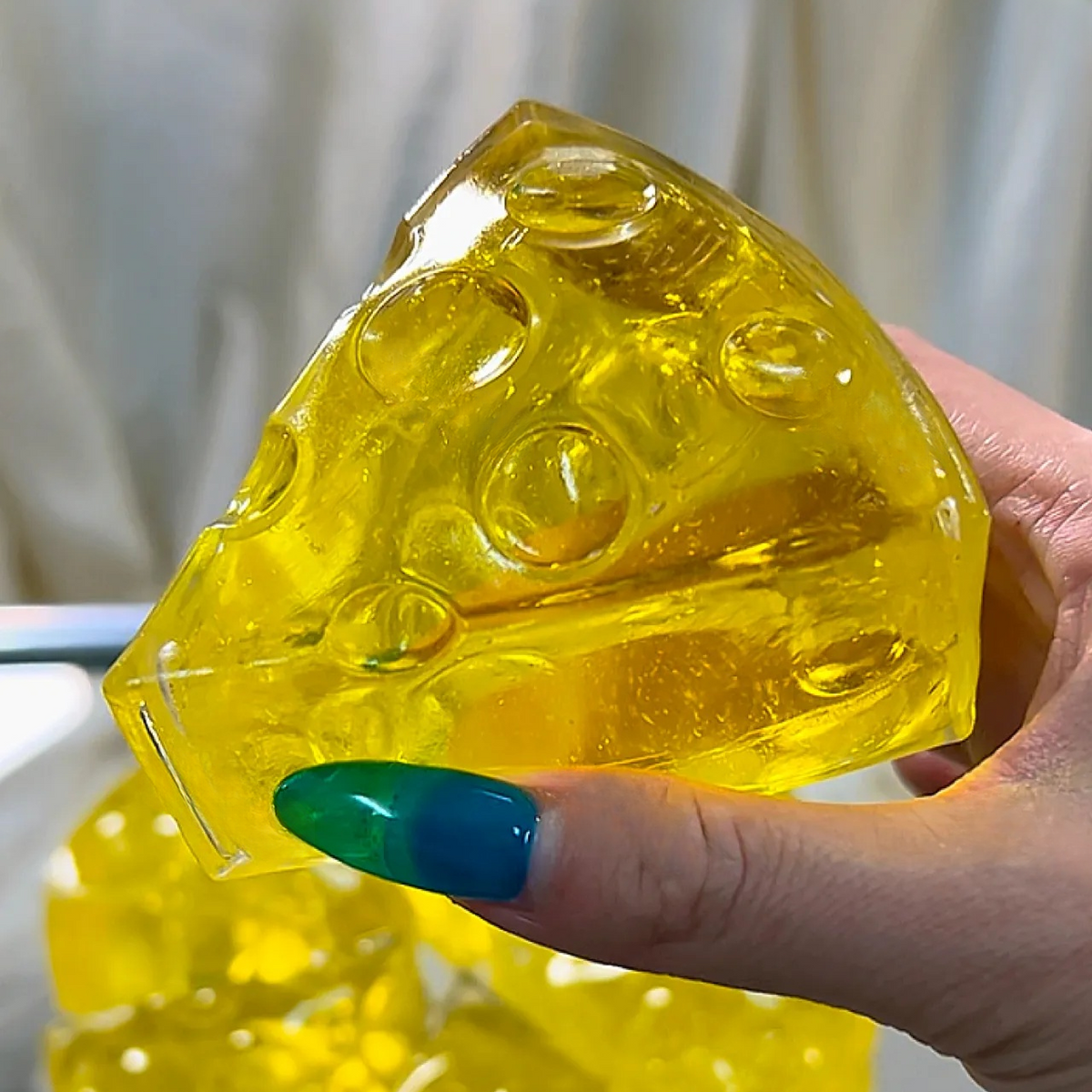 Transparent Moldable Cheese Squishy