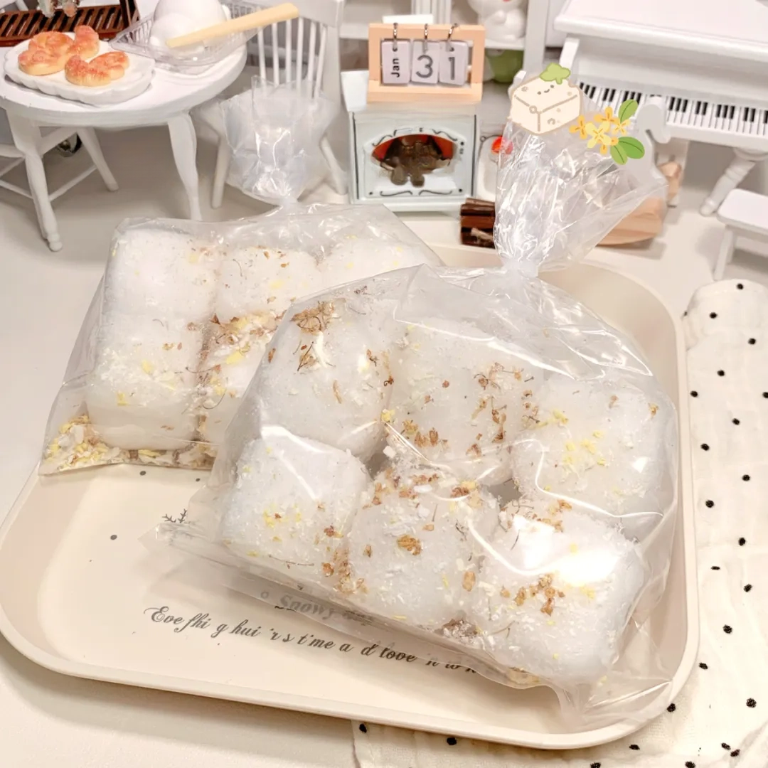 Crunchy Osmanthus Tofu Squishy Bag