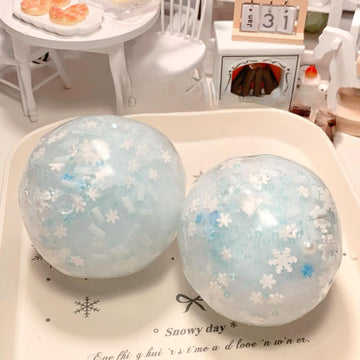 Hibernation Snow Island Wax Clay Squishy Ball